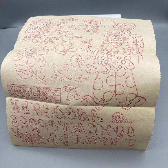 Delightful Vintage Summer Transfer Patterns, MCM Workbasket Iron On Transfers - Picture 2 of 3